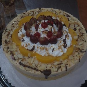 Carlota de Frutas en Porción