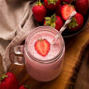 Batido de fresa 