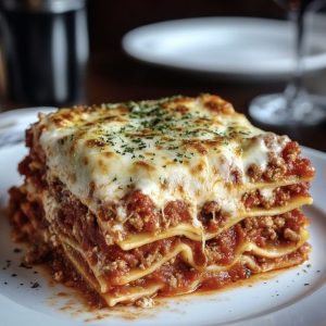 Lasaña de carne